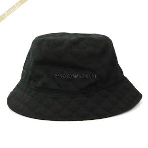 エンポリオアルマーニ EMPORIO ARMANI バケットハット 帽子 メンズ L/XLサイズ ブラック 627871 CC986 00020 L/XL｜brandol-s