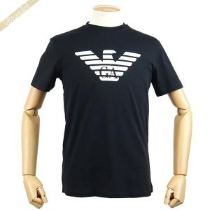 《最大15%還元》エンポリオアルマーニ EMPORIO ARMANI Tシャツ メンズ 半袖 イーグルロゴ M/L ブラック 8N1TN5 1JPZZ 0022｜brandol-s