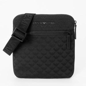値下げ！エンポリオアルマーニ ショルダーバッグ BLACK メンズ ギフトにも◎ エンポリオアルマーニ ショルダーバッグ メンズ ブラック