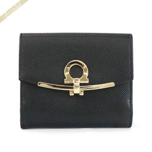 FERRAGAMO（フェラガモ） 二つ折り財布 メンズ コンパクト ウォレット