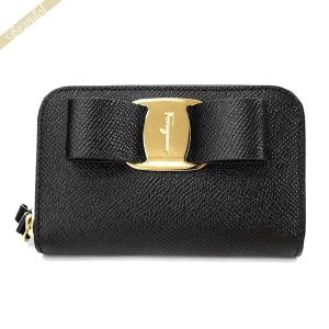 《ポイント最大19%》フェラガモ Ferragamo 小銭入れ レディース ヴァラリボン レザー カードケース ブラック 22 D288 0725290｜brandol-s