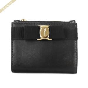 FERRAGAMO（フェラガモ） 二つ折り財布 メンズ コンパクト ウォレット