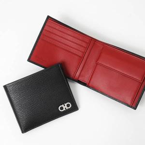 FERRAGAMO（フェラガモ） 二つ折り財布 メンズ コンパクト ウォレット