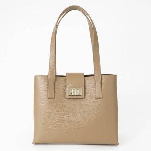 フルラ FURLA トートバッグ レディース ミディアム スクエア型 レザー グレージュ WB01098 HSF000 1257S｜brandol-s