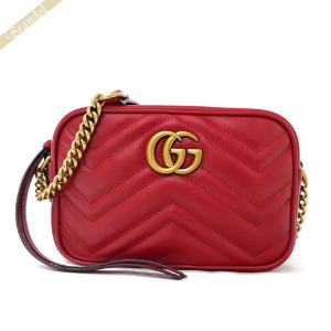 GUCCI（グッチ） ショルダーバッグ レディース GG マーモント レザー