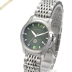 美品 グッチ 腕時計 Gタイムレス クオーツ シルバー YA126595