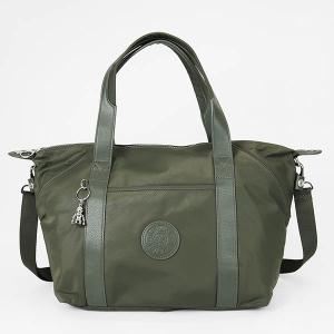 キプリング Kipling ショルダーバッグ レディース ART アート 2way ボストン トートバッグ ダークグリーン KI6400V58｜brandol-s