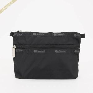 レスポートサック LeSportsac ポーチ レディース COSMETIC CLUTCH コスメポーチ 無地 小物 ブラック 7105 5982