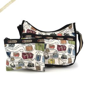 レスポートサック LeSportsac ショルダーバッグ レディース CLASSIC HOBO バック柄 マルチカラー 7520 F388