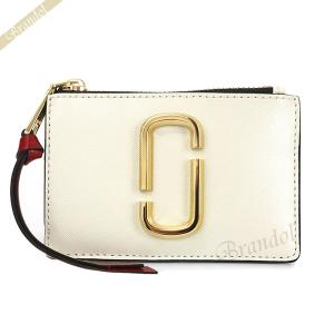 マークジェイコブス MARC JACOBS レディース 小銭入れ スナップショット ホワイト マルチ M0013359 178｜brandol-s