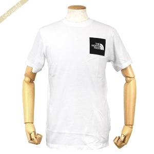 ザ・ノースフェイス THE NORTH FACE Tシャツ メンズ FINE S/S TEE ロゴ 半袖 S/M/L ホワイト NF0A55UX FN4 ◇｜brandol-s