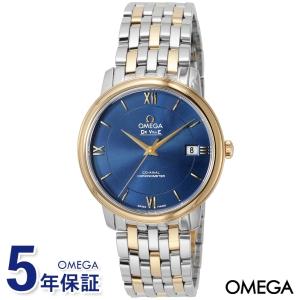 オメガ OMEGA 腕時計 メンズ De Ville Prestige 36.8mm コーアクシャル 自動巻き ネイビー シルバー 424.20.37.20.03.001の商品画像