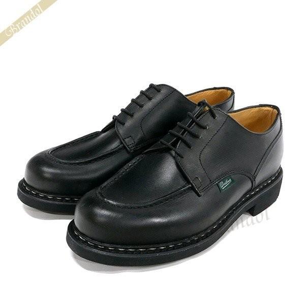 パラブーツ Paraboot メンズ ビジネスシューズ 本革 Uチップ ブラック 710709 CH...