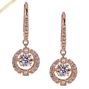 《最大19%還元》スワロフスキー Swarovski ピアス レディース Sparkling Dance ドロップピアス ラウンドカット ピンクゴールド 5504753｜brandol-s