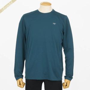 美品 ARC'TERYX ブルー 長袖 Tシャツ ロンT ARC'TERYX（アークテリクス） Tシャツ 長袖 コーマック ロゴ クルー