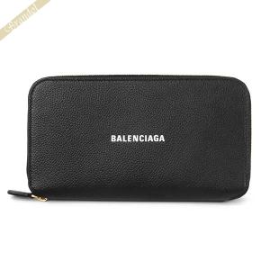 バレンシアガ 長財布 BALENCIAGA ラウンドファスナー コンチネンタル ウォレット ブラック 594290 1IZIM 1090｜brandol