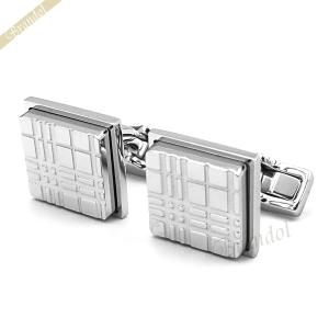 バーバリー カフスボタン BURBERRY メンズ チェック柄 スクエア