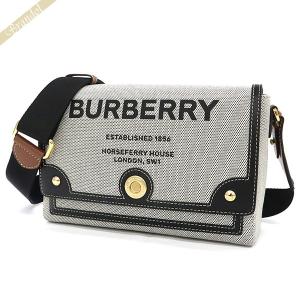 《P8倍_12日23:59迄》バーバリー ショルダーバッグ BURBERRY レディース ロゴプリント ブラック系 8039863｜brandol