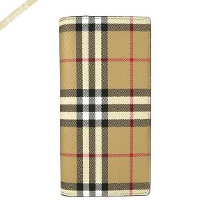 《P10倍_26日23:59迄》バーバリー 長財布 BURBERRY 財布 メンズ ヴィンテージチェック ベージュ系 8065640◇｜brandol