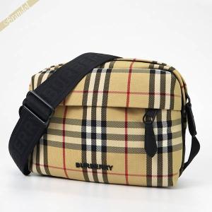 《P8倍_12日23:59迄》バーバリー ショルダーバッグ BURBERRY メンズ レディース ヴィンテージチェック ベージュ系 8069760｜brandol