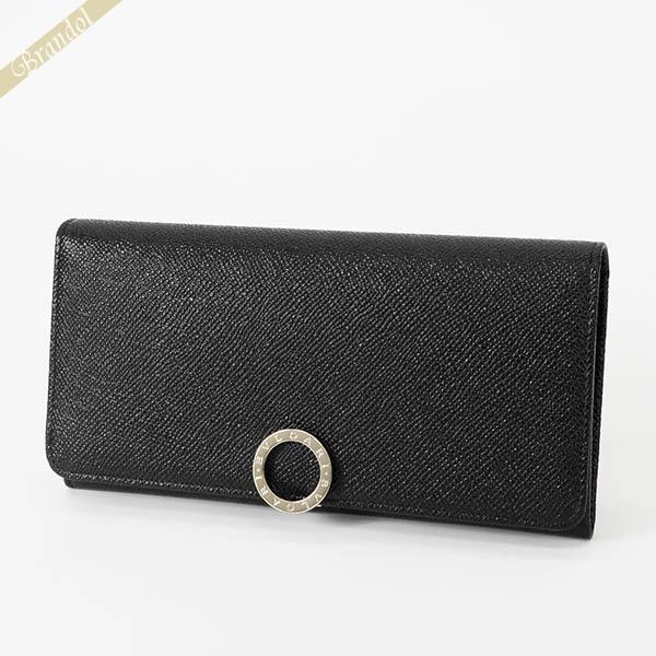 ブルガリ 長財布 BVLGARI ブルガリ・ブルガリ ブラック×ゴールド 282526 BLK【クー...