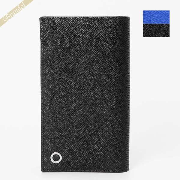 《クーポン配布中》ブルガリ 長財布 BVLGARI ブルガリ・ブルガリ マン レザー ブラック×ブル...