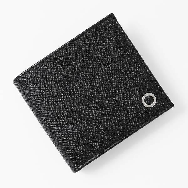 ブルガリ 二つ折り財布 BVLGARI 財布 メンズ ブルガリ・ブルガリ マン レザー ブラック 3...