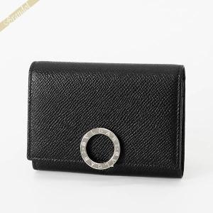 ブルガリ 名刺入れ BVLGARI メンズ レディース ブルガリ・ブルガリ レザー カードケース ブラック 30420 GRAIN BLK◇｜brandol