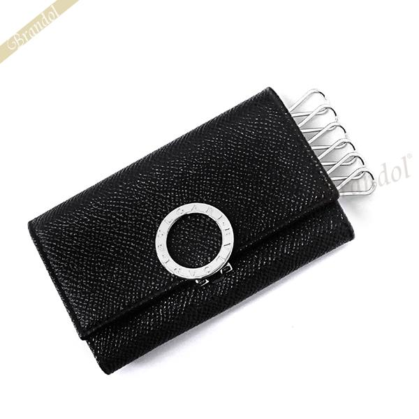 ブルガリ キーケース BVLGARI メンズ レディース ブルガリ・ブルガリ レザー ブラック 30...
