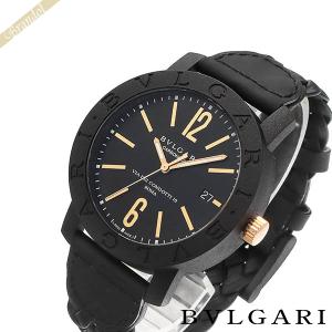 《期間限定P10倍》ブルガリ 腕時計 BVLGARI メンズ ブルガリブルガリ カーボン 40mm 自動巻き ブラック BBP40BCGLD/N