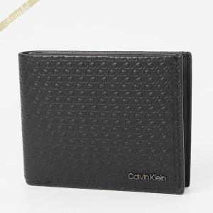 《P10倍_26日23:59迄》カルバンクライン 二つ折り財布 Calvin Klein ブラック メンズ K50K51089601O◇｜brandol