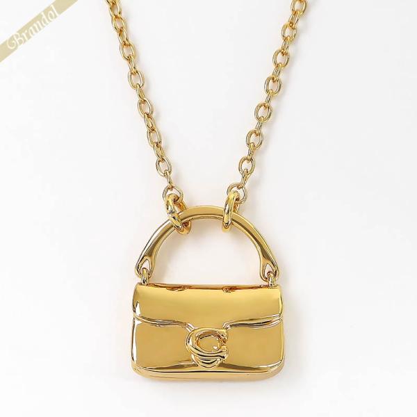 《クーポン配布中》コーチ ネックレス COACH タビー バッグモチーフ ペンダント ゴールド 52...