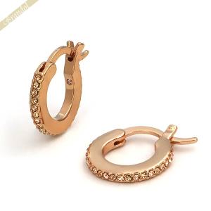 COACH（コーチ） ピアス レディース クリスタル フープピアス パヴェ
