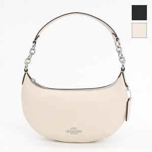 《P10倍_26日23:59迄》コーチ ショルダーバッグ COACH レザー ラウンド ワンショルダー ホワイト/ブラック レディース CE619◇｜brandol