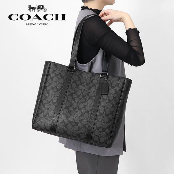 《クーポン》コーチ トートバッグ COACH シグネチャー キャンバス ハドソン ダブルハンドル ト...