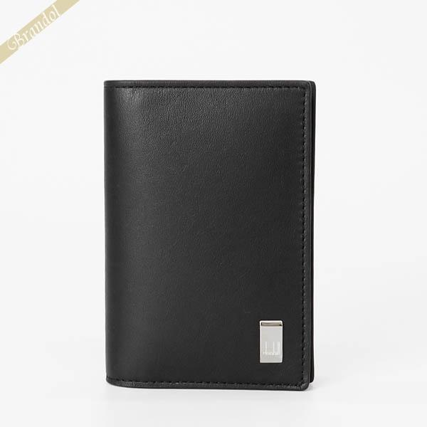 ダンヒル 名刺入れ dunhill メンズ レザー カードケース ブラック 19F2F47AT 00...