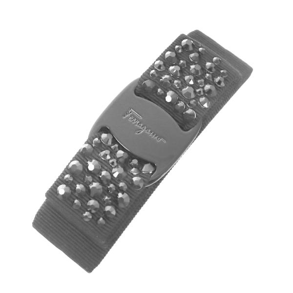 《クーポン配布中》フェラガモ バレッタ Ferragamo レディース ヴァラリボン ブラック 34...