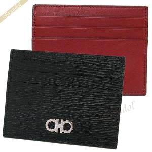 FERRAGAMO（フェラガモ） Salvatore Ferragamo 名刺入れ ブラックx
