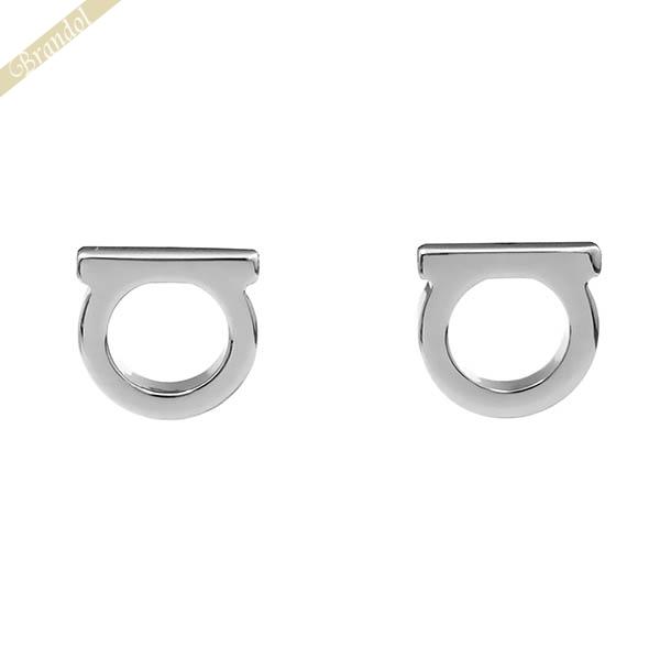 フェラガモ ピアス Ferragamo ガンチーニ モチーフ レディース シルバー 760120 6...