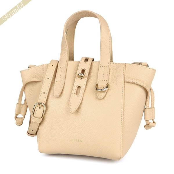 フルラ ショルダーバッグ レディース FURLA レザー 2way ミニ トートバッグ ベージュ B...