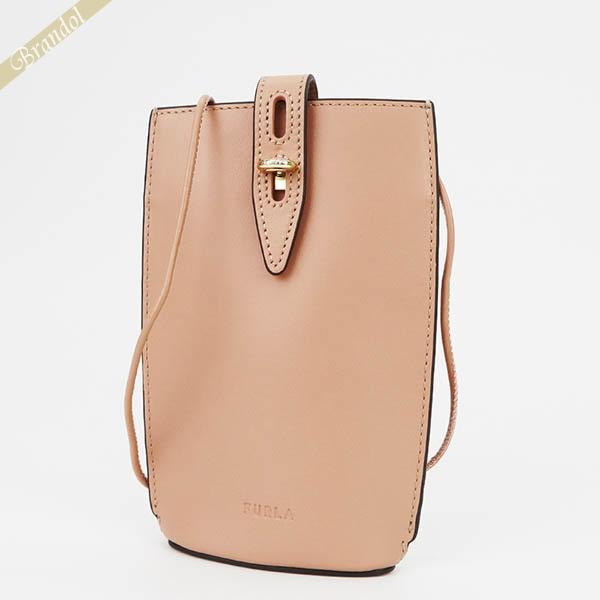 ルラ ショルダーバッグ レザー FURLA フ縦型 スマホショルダー ピンク レディース WE004...