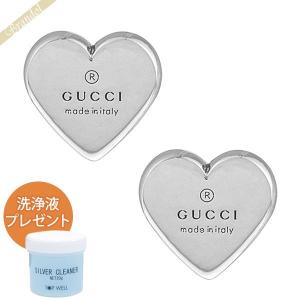 グッチ ピアス GUCCI レディース ハート ロゴ シルバー 356250 J8400 0702◇｜brandol