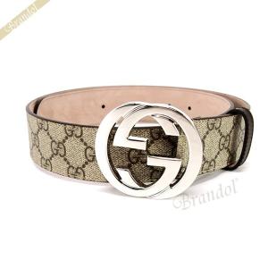 GUCCI（グッチ） ベルト メンズ GGスプリームキャンバス インター