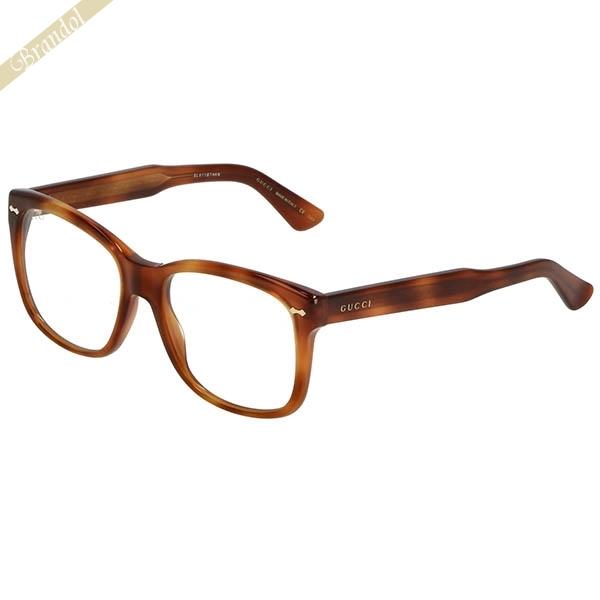 グッチ サングラス GUCCI メンズ・レディース ウェリントン型 マーブル柄 セルフレーム ブラウ...