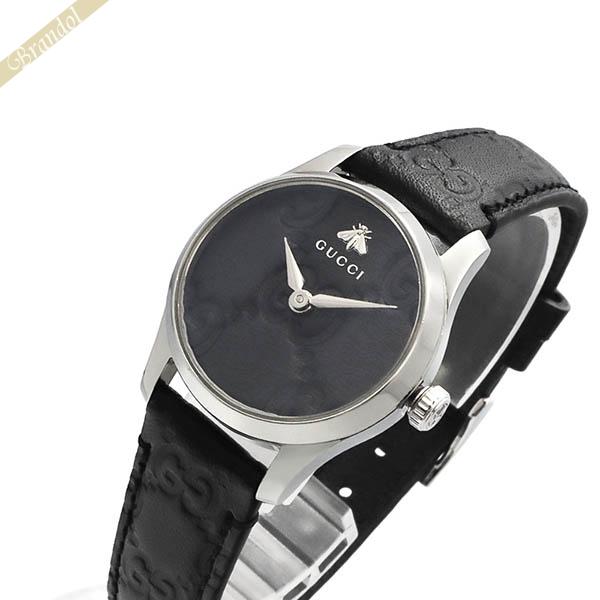 グッチ 腕時計 GUCCI レディース Gタイムレス G-Timeless 27mm ブラック YA...