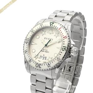 GUCCI（グッチ） 腕時計 メンズ DIVE ダイブ 40mm ホワイト YA136337