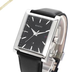 GUCCI（グッチ） 腕時計 メンズ Gタイムレス スクエア ブラック