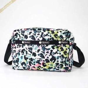 《P10倍_26日23:59迄》レスポートサック ショルダーバッグ LeSportsac レディース MINI CROSSBODY ドット マルチカラー ブラック 2434 E446◇