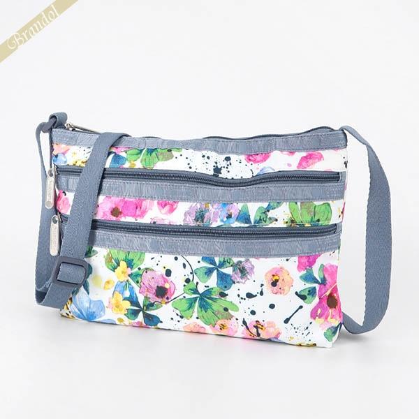 レスポートサック ショルダーバッグ LeSportsac QUINN BAG 花柄 ホワイト系マルチ...