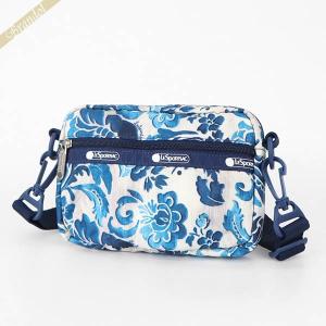 レスポートサック ショルダーバッグ LeSportsac CLASSIC 花柄 ブルー×ホワイト系 3470 E478｜brandol